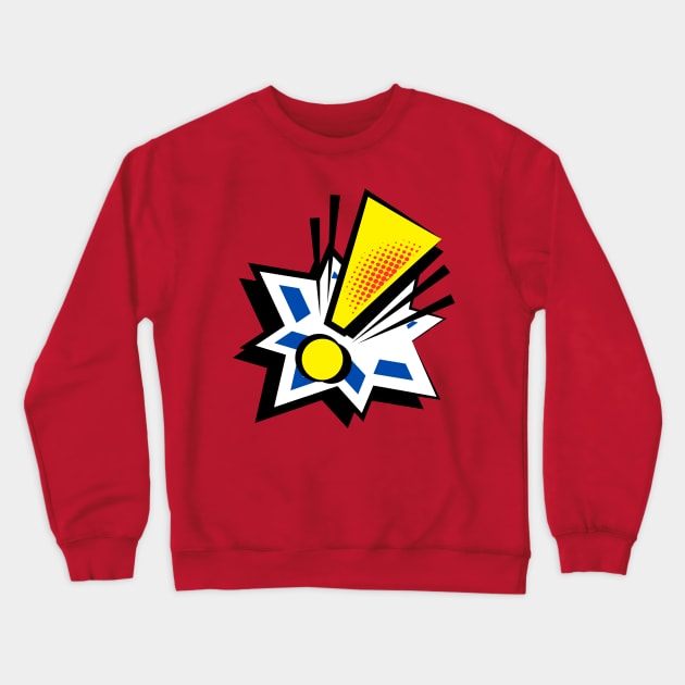 comic book exclamation point Crewneck Sweatshirt by MGuyerArt